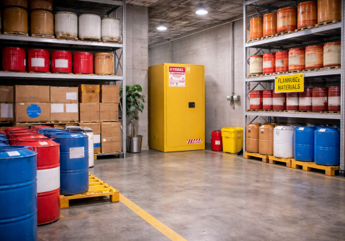 Tủ chứa hóa chất dễ cháy 55 Gallon SYSBEL WA810550