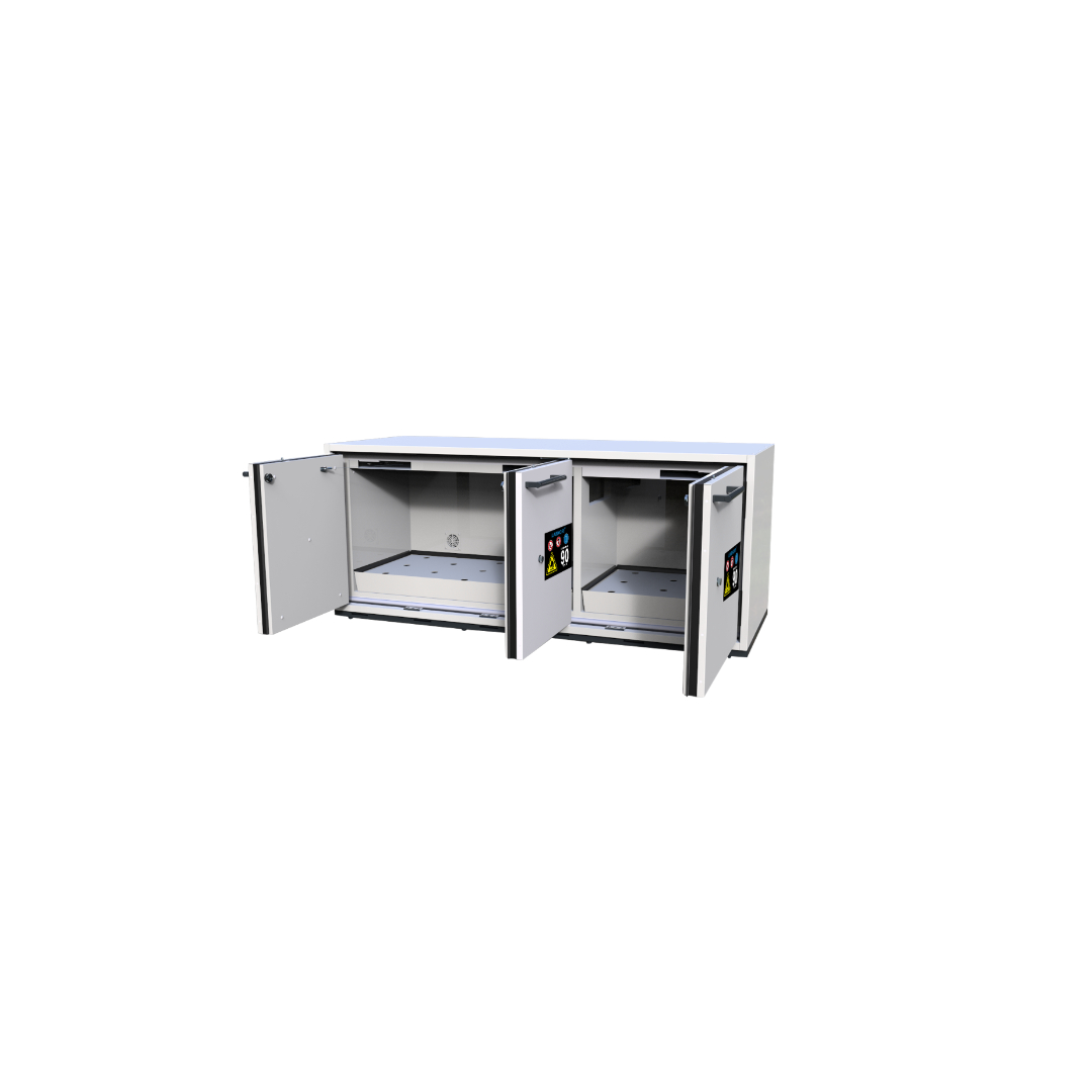 Tủ chứa hóa chất dễ cháy âm bàn LABNORI FUB90140