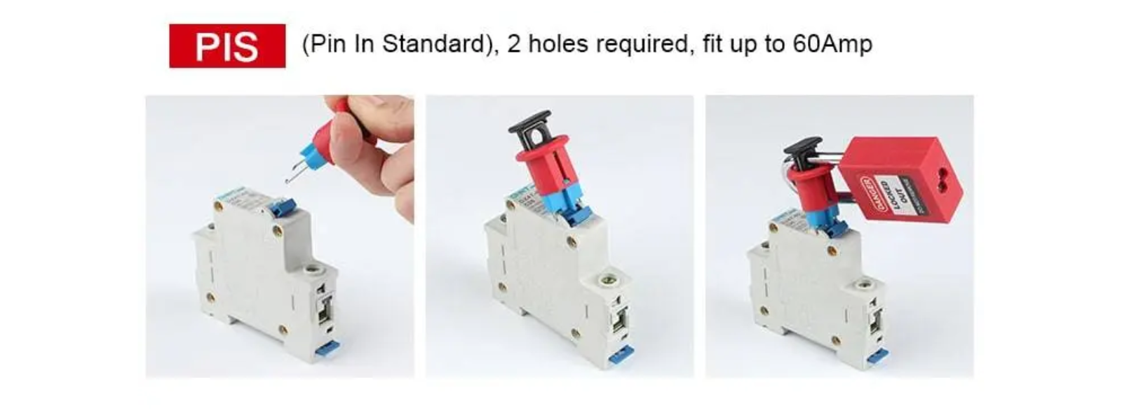 Cách sử dụng  Khóa cầu dao điện ProLockey PIS