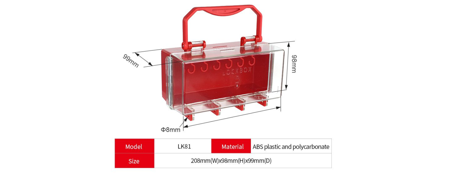 Hộp quản lý chìa khóa di động LK81